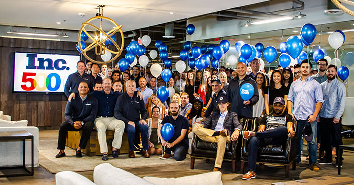 Team Velocity Recognized as one of Inc 5000’s Fastest-Growing Companies of 2018