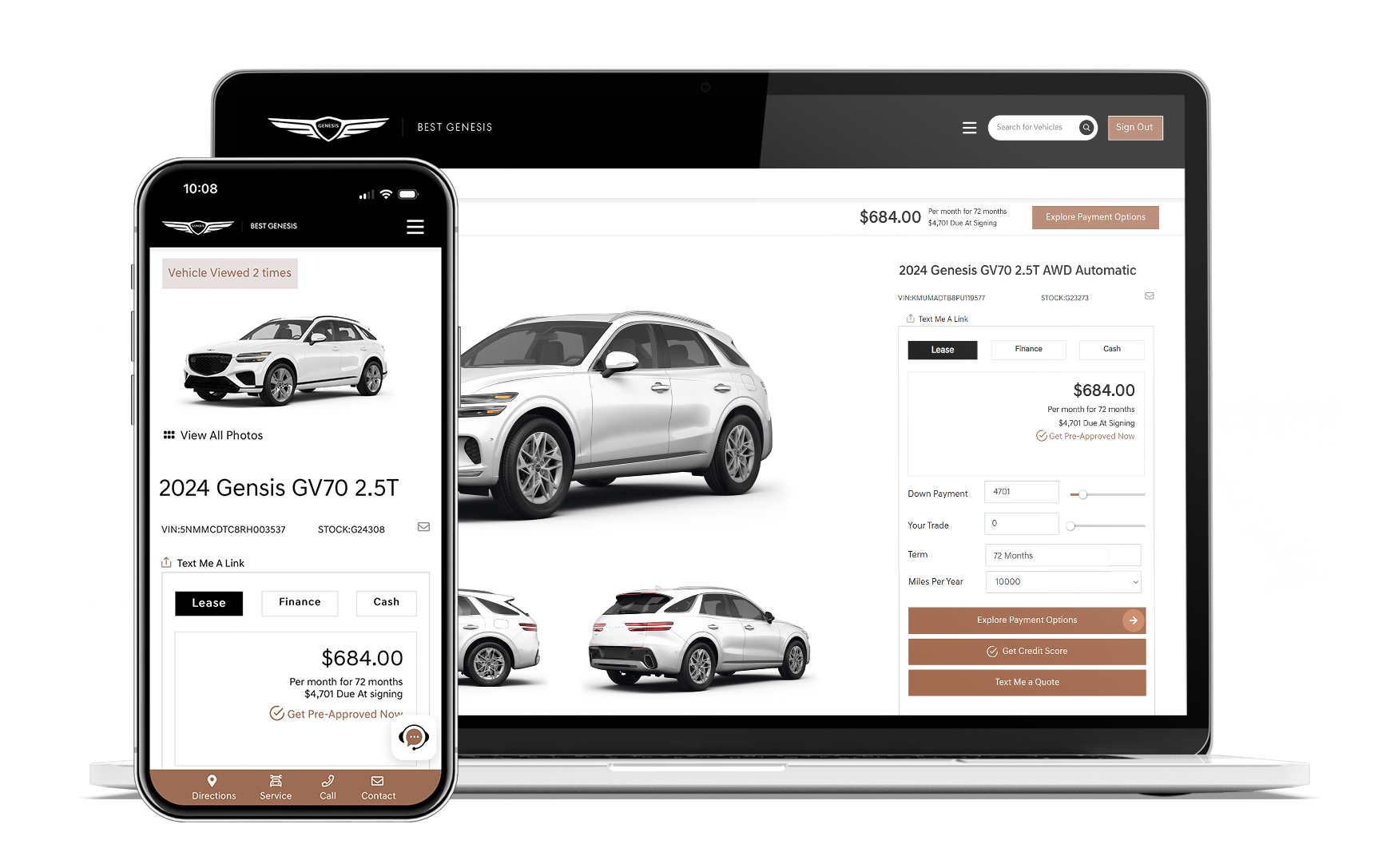 Digitize the car buying experience.