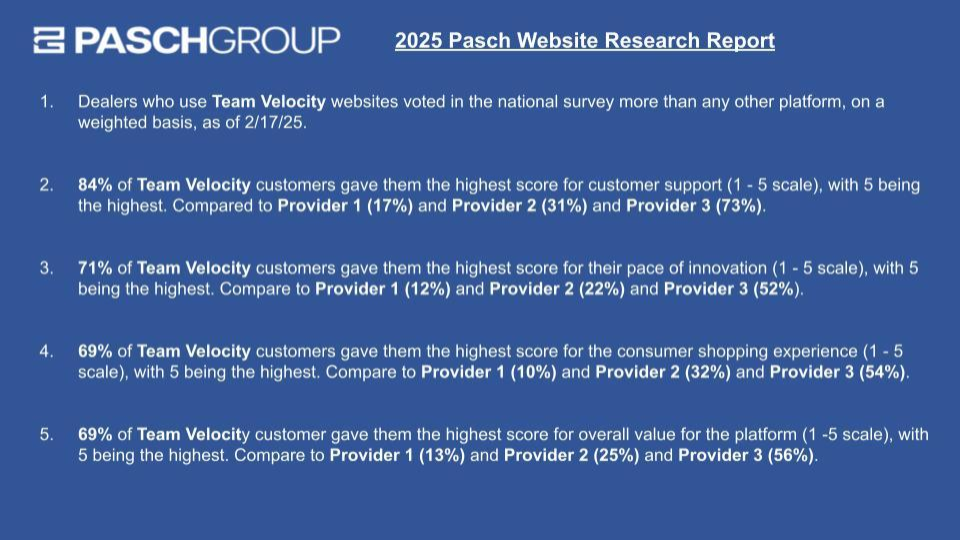 2025 Pasch Website Research Report